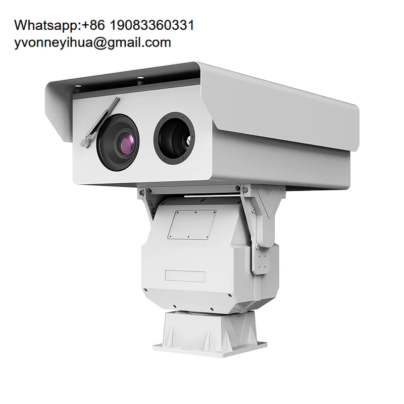 Ultra-long Distance 86x Heavy Duty Bi-spectrum Thermal Imaging PTZ Camera Fire Detection 640x512 Long Range Security Thermal Ptz