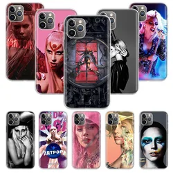 lady gaga singer Phone Case For Apple iPhone 17 Air 16 15 Plus 14 + 13 Mini 12 11 Pro Max 7 8 SE 16Max Soft Shell Cover Coque 17