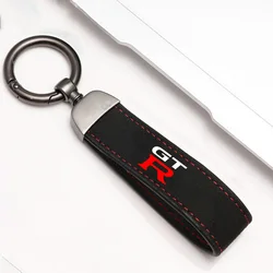 Per nissan GTR GT-R R35 Pelle scamosciata Portachiavi per auto Ciondolo Portachiavi Catena appesa Regalo da uomo Portachiavi automatico universale Accessori