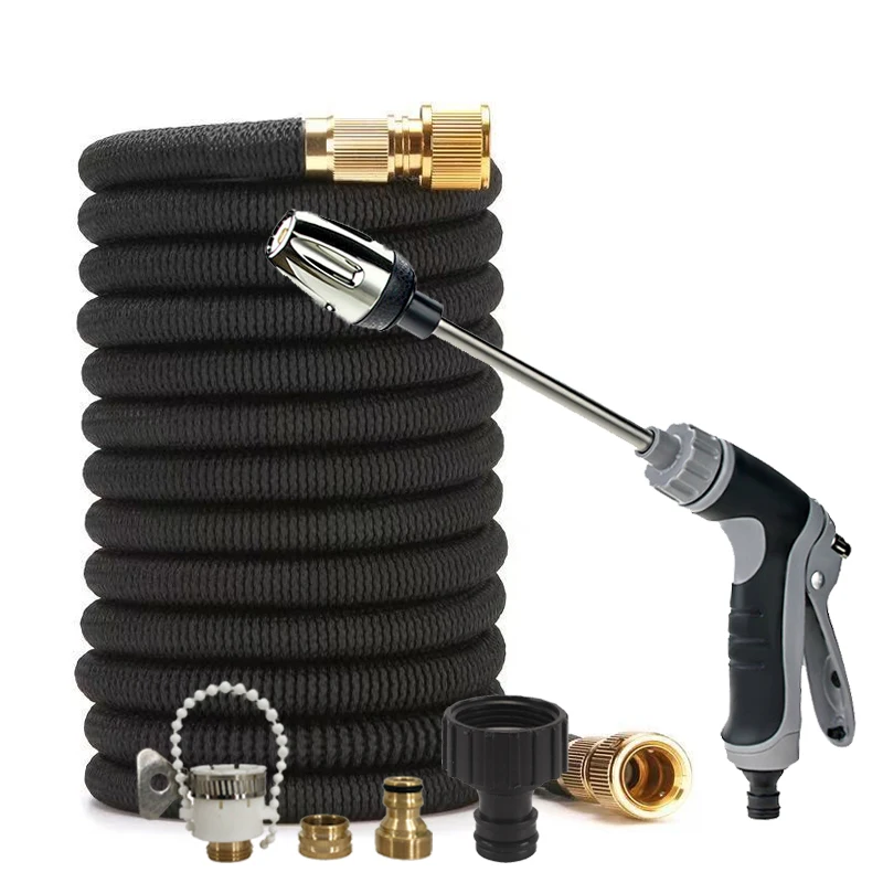Horticultural Telescopic Magic Hose, High-Pressure Long Pole Car Wash Gun, A Multifunctional Tool For Car Washing And Irrigation
