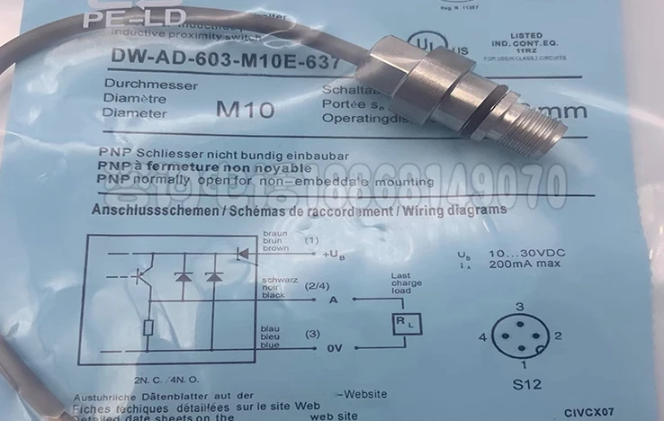 DW AD 603 M10E 637 DW AD 603 M10E-620 Acessórios para ferramentas de sensor