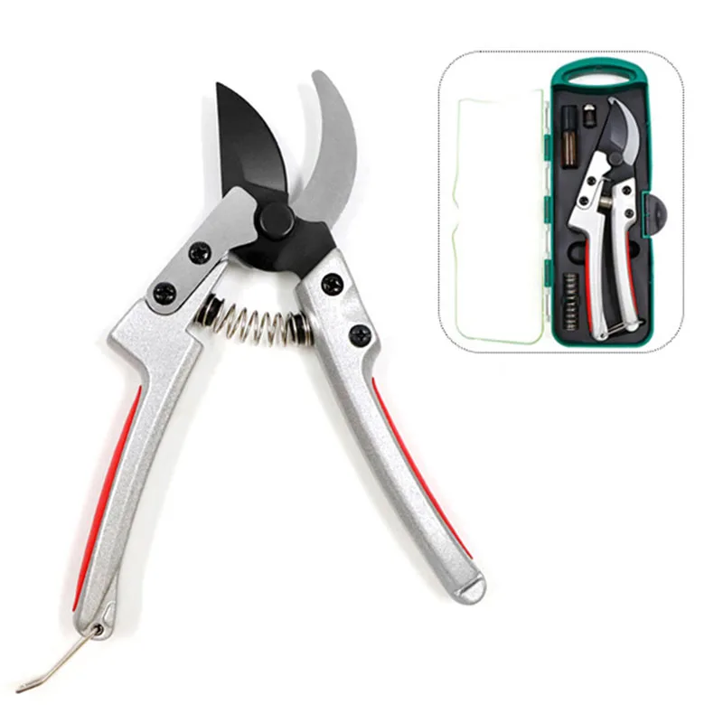 

Gardening Pruning Shears High Carbon Steel Fruit Tree Scissors Garden Bonsai Grafting Shears Portable Labor-saving Pruning Tool