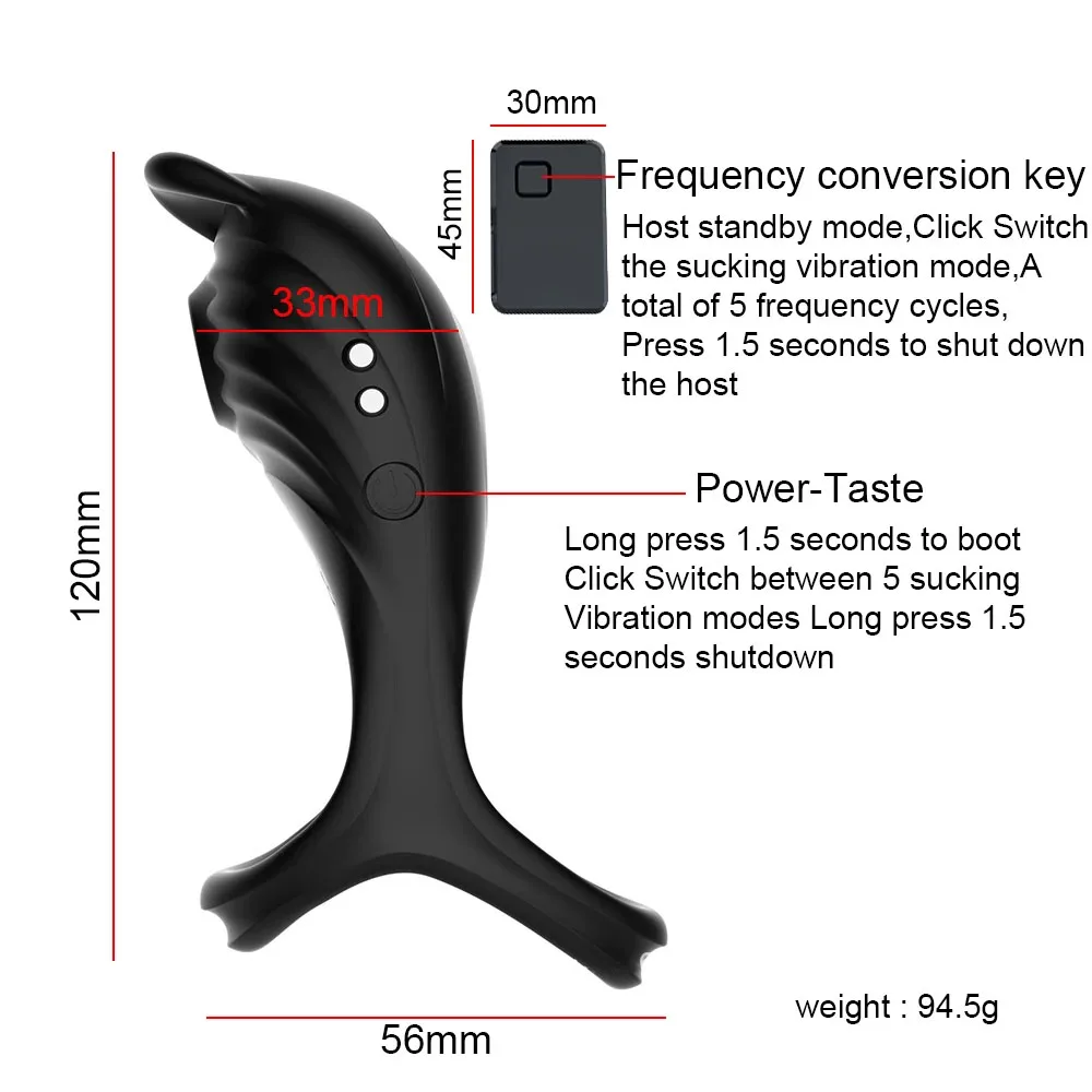 مص حلقات القضيب هزاز التحكم عن بعد G بقعة تحفيز تهتز خاتم الديك للأزواج تأخير القذف الجنس لعب