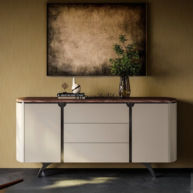 

*Italian side locker, living room against the wall, tea storage, light luxury entrance cabinet