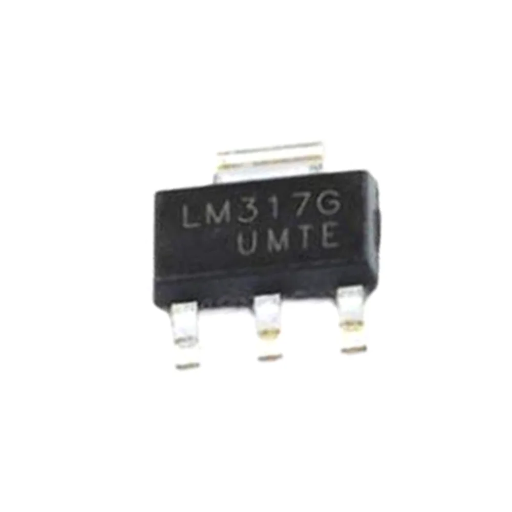 10 個 LM317AEMPX LM317EMP LM317K LM317MSTT3G LM7805MPX SOT-223 317M N07A N00A チップ IC 新オリジナル