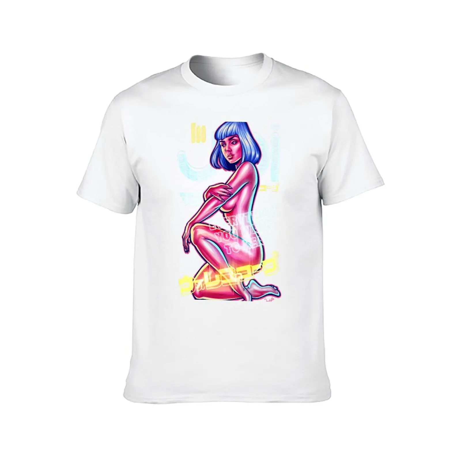 تي شيرت Joi تي شيرت للرجال من القطن الأساسي تي شيرت #2