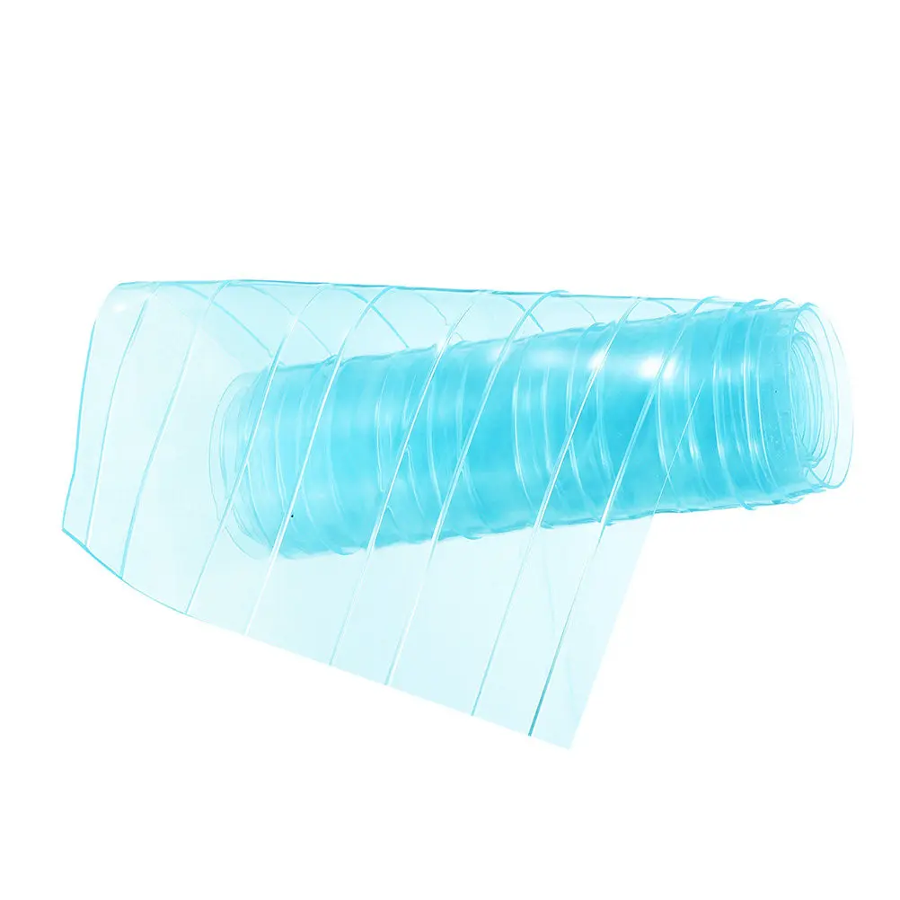 PVC Dog Door Curtain 80.56x7.07 Inch Clear Transparent Strip Barrier Easy Cut Install Pet House Airflow Control Insulated