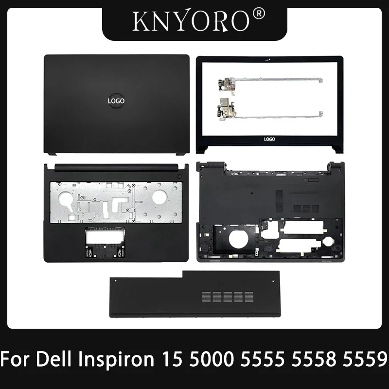 New Original For Dell Inspiron 15 5000 5555 5558 5559 LCD Back Cover Front Bezel Hinges Palmrest Upper Cover Bottom Case 0CMJK5