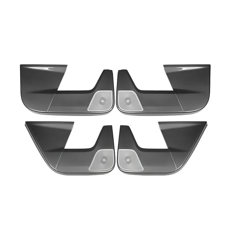 Auto Car Door Anti-Kick Plate Fit for Chery ICAR V27 2026 Modified Carbon Fiber-Patterned Car Door Panel Anti-Scratch Cover