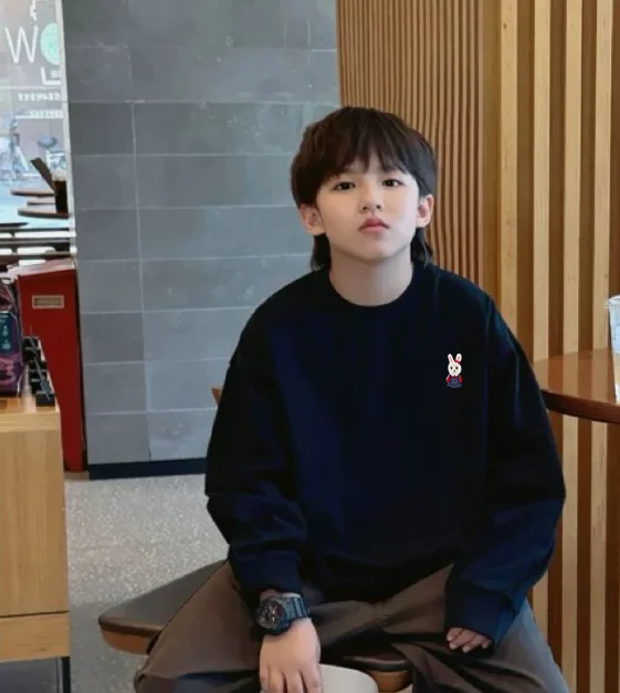 

Kids Clothes Boy Girl Cartoon Pattern Printed Style Boys Girls Spring Holiday Party Clothes Long Sleeve Tops Sweatshirt