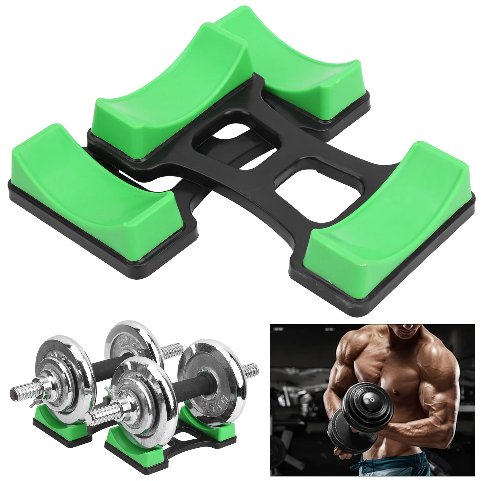Dumbbell Frame Stand 1Pair Dumbbell Bracket Mat Storage Frame Stand Floor Protection Holder Fitness Equipment S Dumbbell Holder
