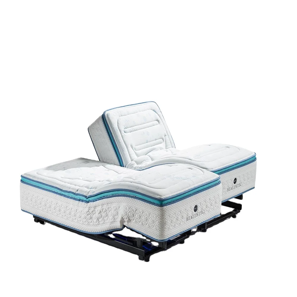 Bedroom furniture size available electric adjustable airbag massage bed mattress