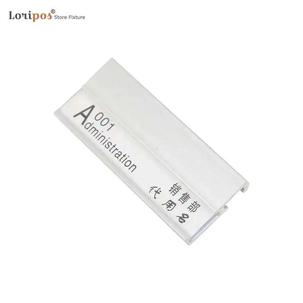 10pcs 70*25mm Custom Logo Printing Professional Clothes Decorative Metal Aluminum Alloy Pin Magnetic Id Name Tags Badge Holder