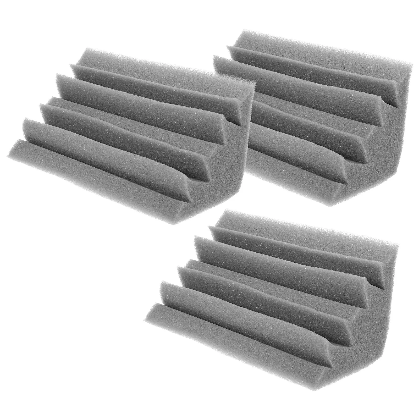 3 Piezas de Paneles Acústicos de Espuma Absorbente de Sonido para Esquina, Material para Control Acústico en Estudios de Grabación