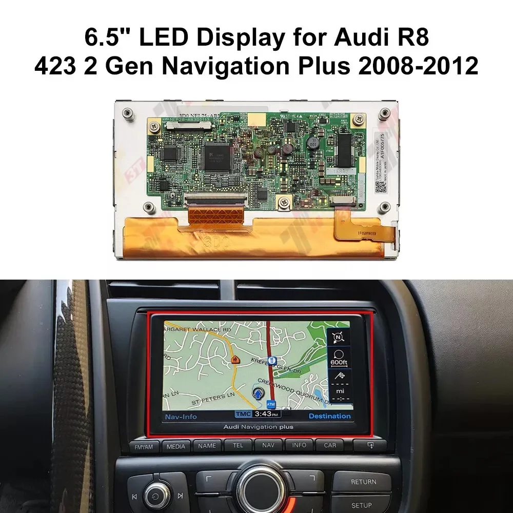 Navigation Display New LED Display for Audi R8 423 2 Gen Navigation Plus