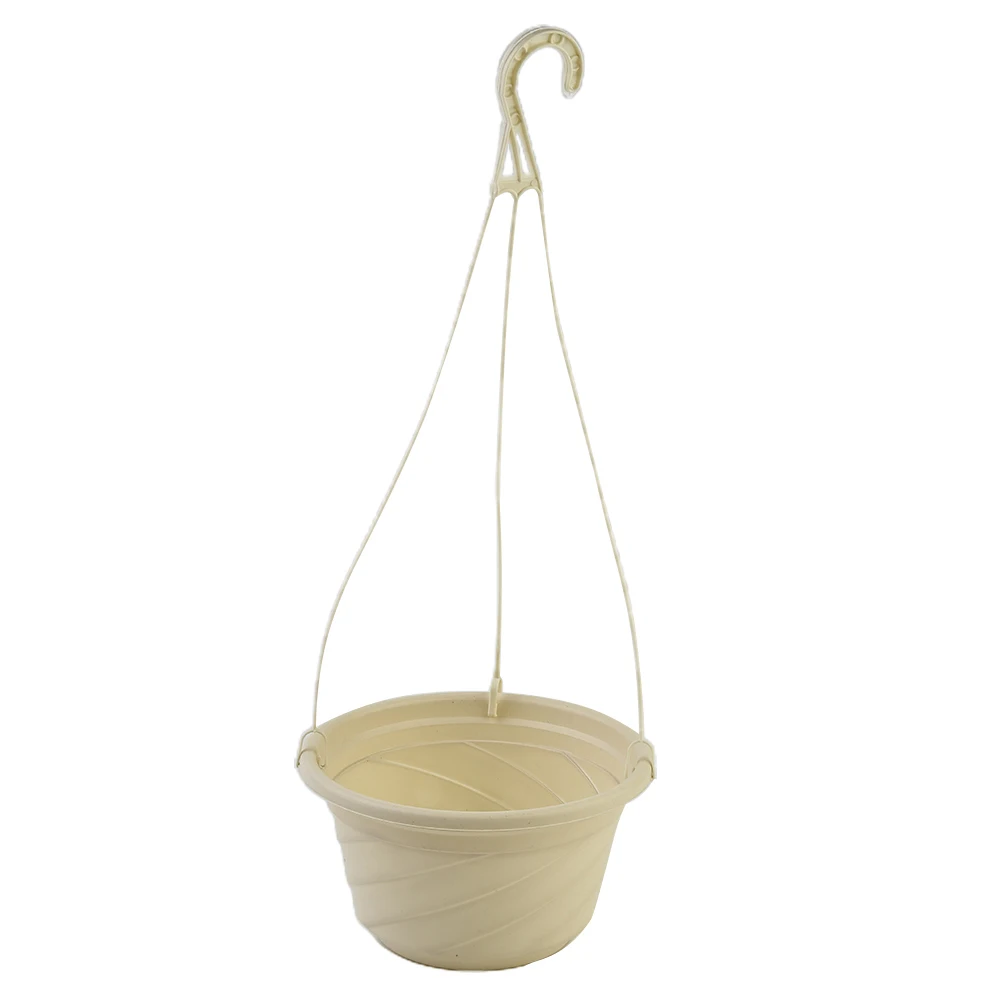 Hanging Flower Pot Basket for Home Decor Garden Enhancement and Indoor Plant Organization with Lightweight Plastic Build