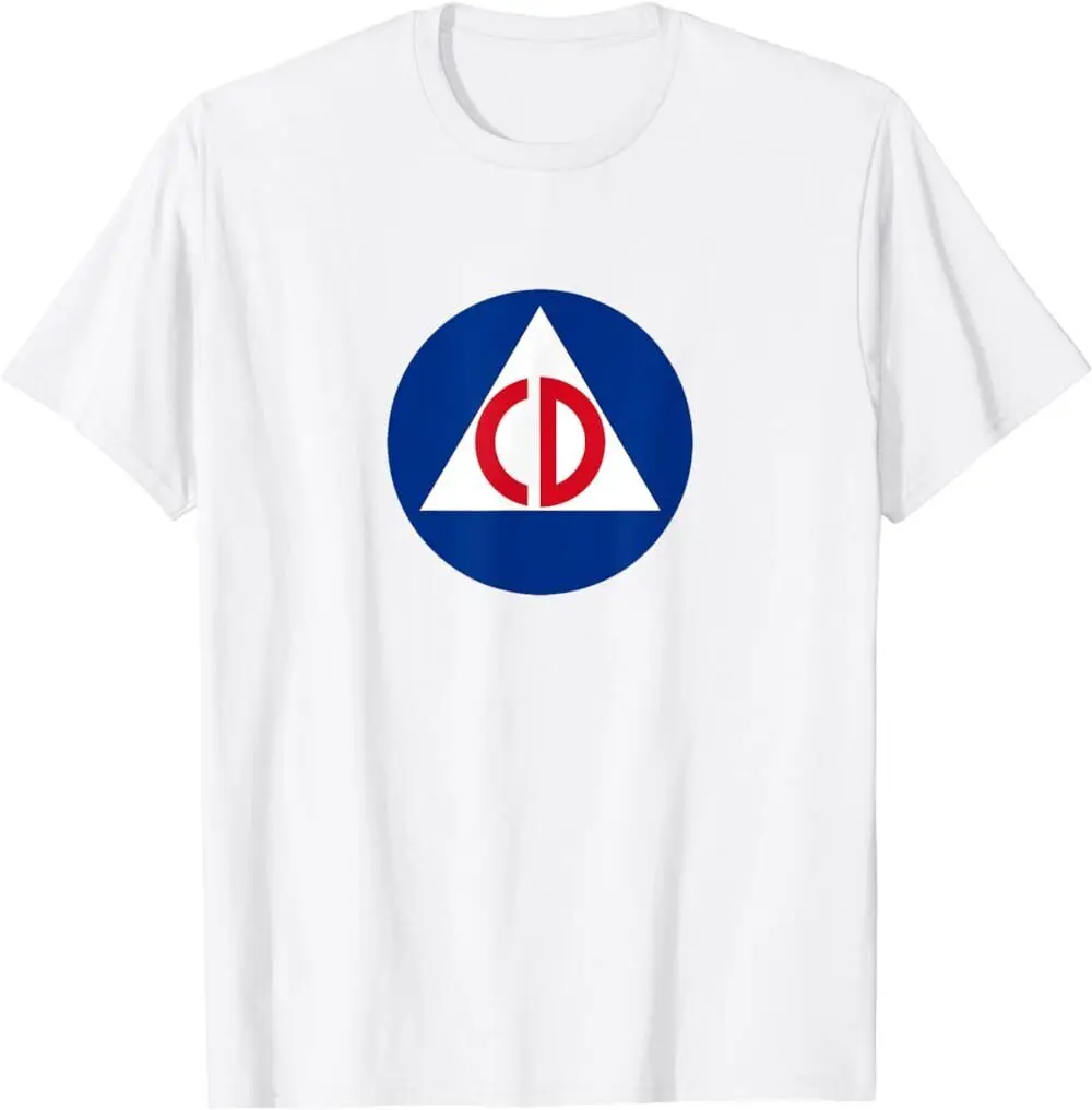 Best To Buy Usa World Civil Defense Day White Design Premium S 5Xl Graph T Shirt