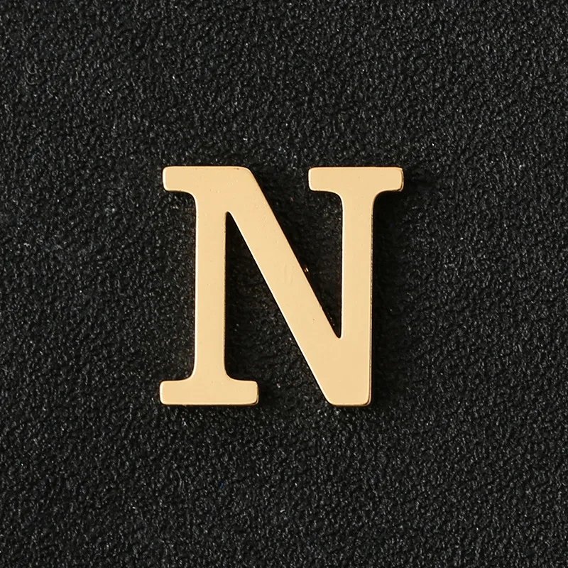 Broschen mit 26 englischen Buchstaben, goldfarben, Metall, Buchstabennadeln, Anzug, Hemdkragen, Revers, Abzeichen, Schmuck, einfache Kleidungszubehör – Detail 5