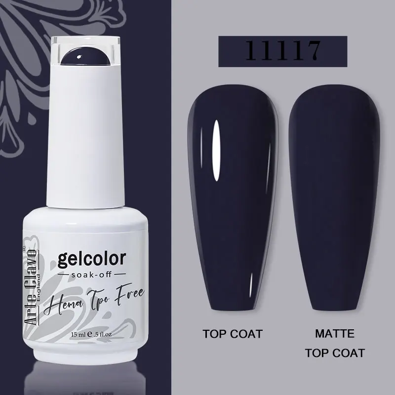 Arte Clavo 116 Kleuren Gel Nagellak 15 ml Kleurrijke Gel Semi Permanente Losweken UV Gel Nail Art DIY Ontwerp vernis Nagelbenodigdheden