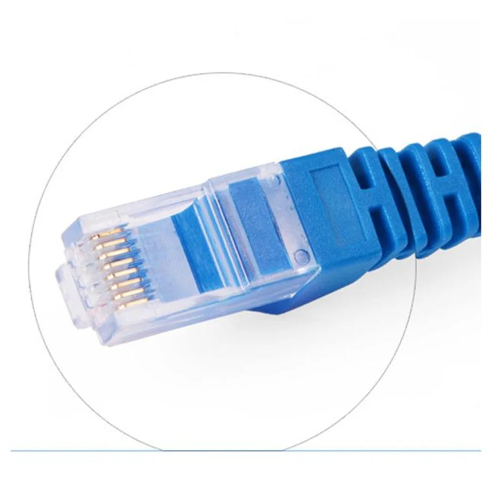 Сетевой Ethernet-патч-кабель Cat5e 8P8C Cat5e RJ45, коннектор Ethernet, высокоскоростной Интернет-кабель, совместимый с модемом для ПК и ноутбука