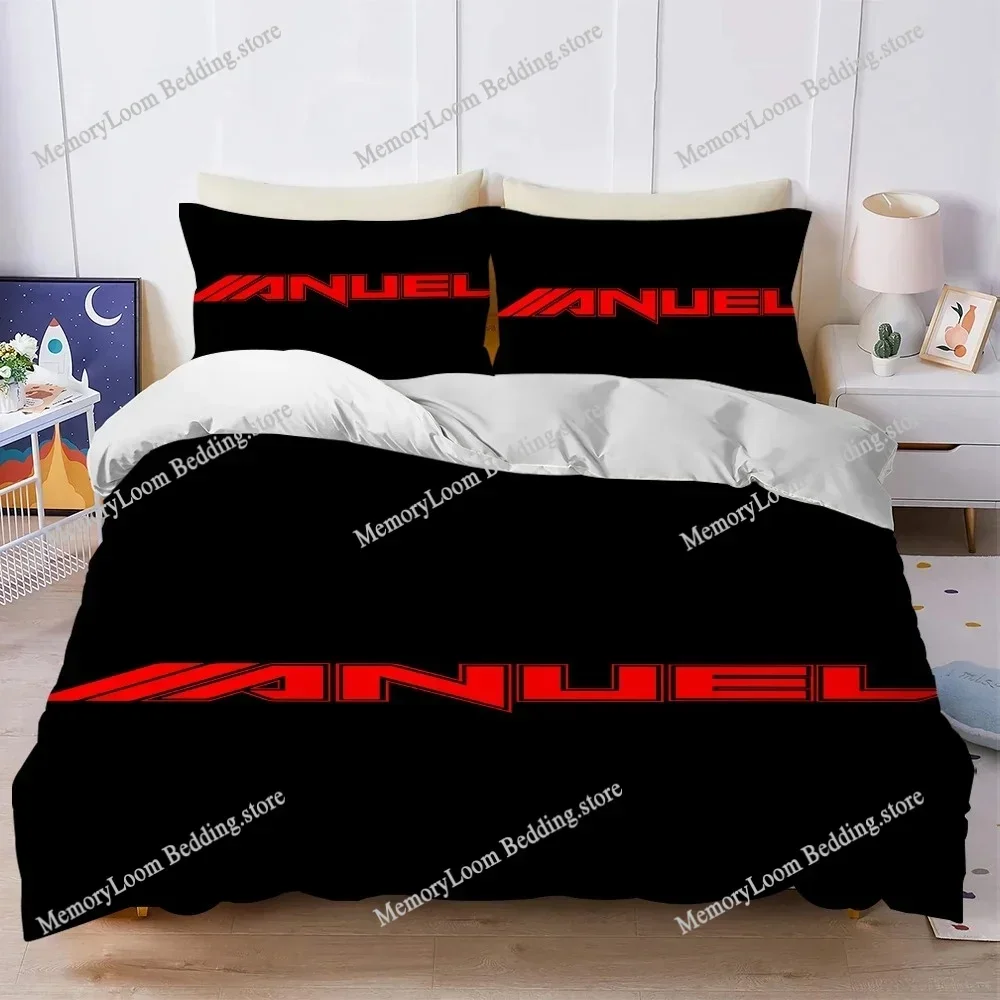 Rapper Anuel AA Music Duvet Cover Set Home Style Bedding Soft Laundry Cotton Bed Four Seasons Student Dormitory Home Textile963