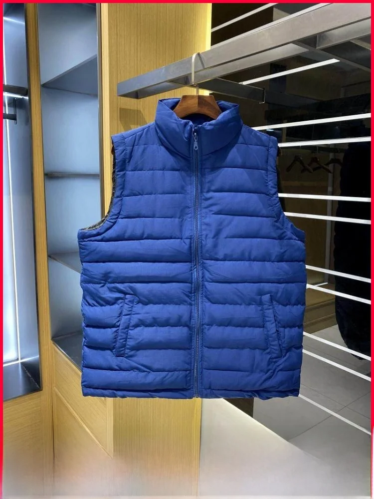 

Теплый легкий 2024, осенне-зимний новый мужской повседневный ветрозащитный хлопковый жилет Jaet, модный цветной костюм с застежкой-молнией