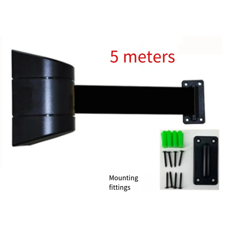 BAAG-Sabuk Isolasi Dapat Ditarik Di Dinding Plastik Sabuk Peringatan Terpasang di Dinding