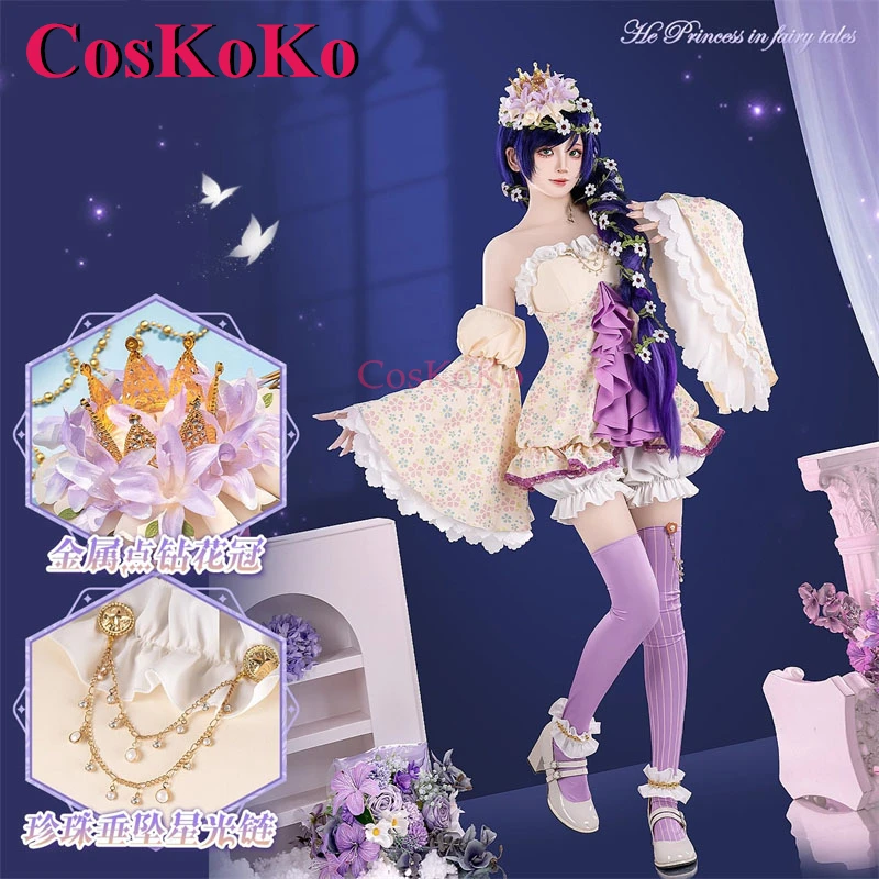 

CosKoKo Tojo Nozomi Cosplay Costumes Anime LoveLive Fairy Tale Awakening Sweet Lovely Outfit Halloween Party Role Play Clothing