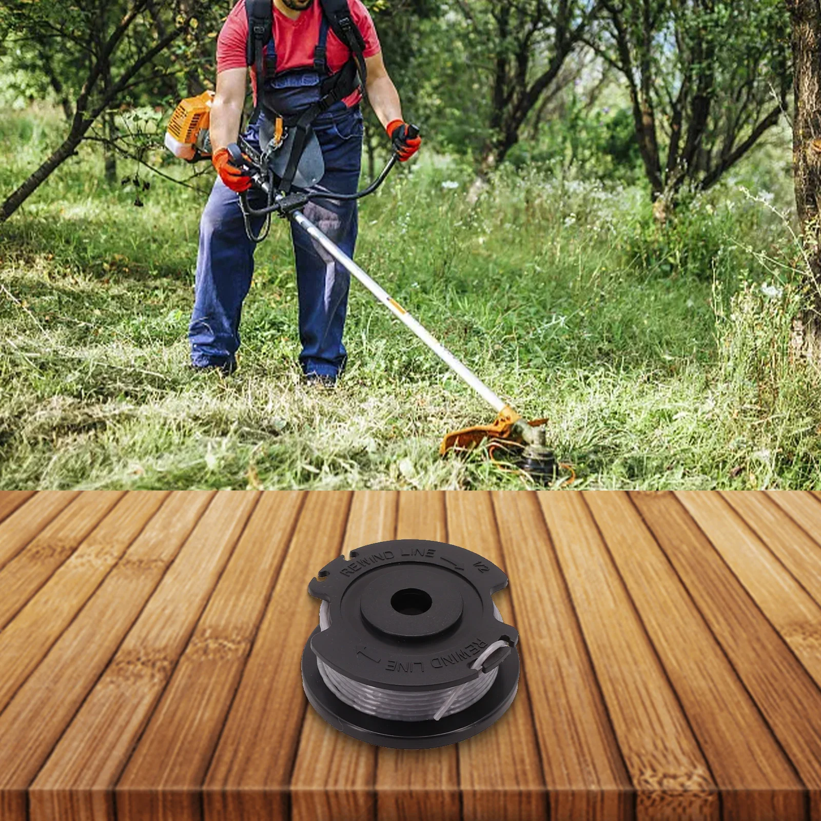 Useful Suitable Supply Line Spool Elements For Grizzly For Cordless Grass Trimmer ART 2420 Lion Garden Replace