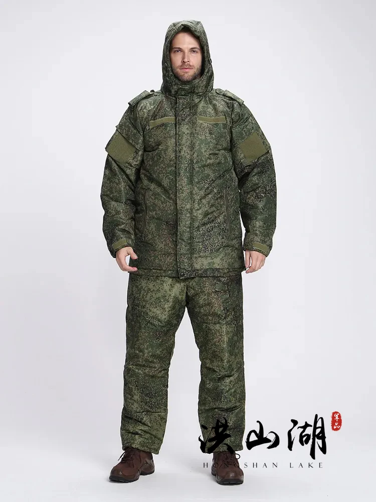 Russian Camouflage Uniform Green VKBO Lv8 Cotton Suit Thick Winter Original