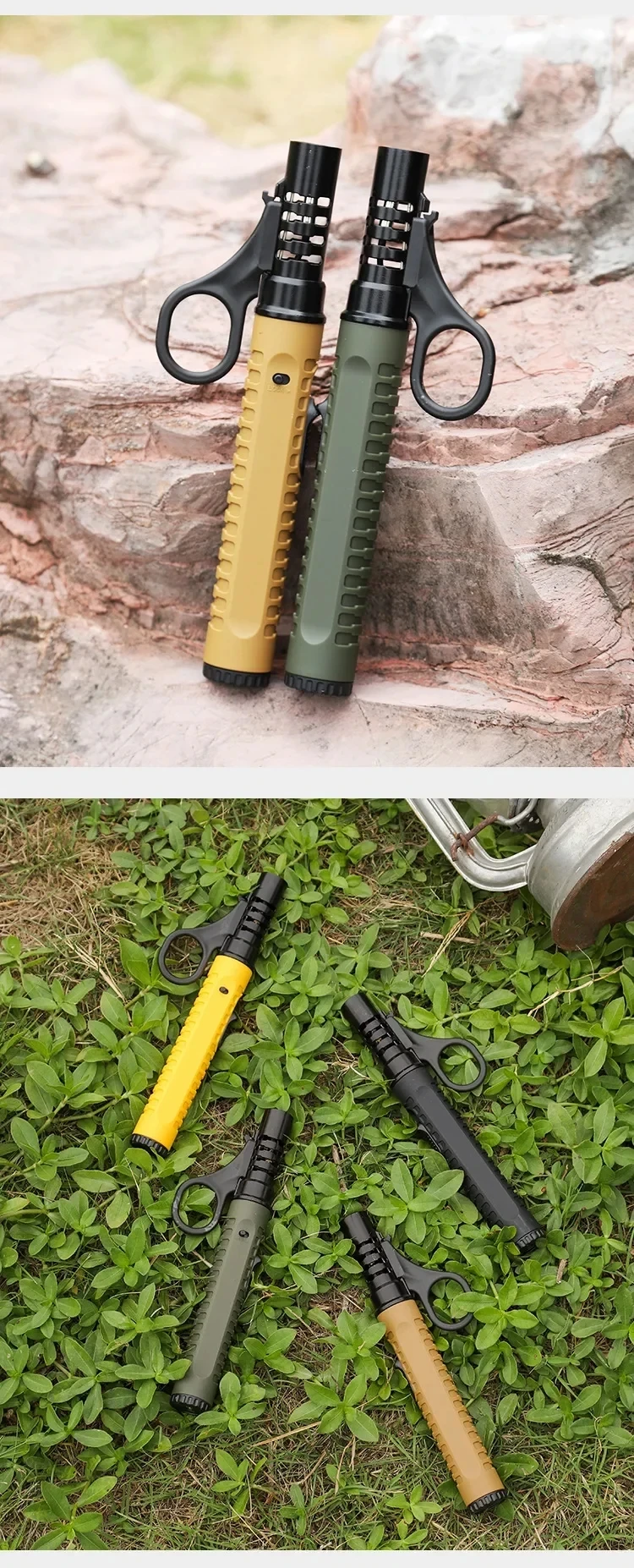 Neues Gasfeuerzeug 1300 ° Outdoor-Camping-Zündvorrichtung, Feuerzeug, Ofenzubehör, Camping-Grill, Flammenwerfer, aufblasbarer Zünder – Detail 12