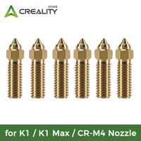 Creality K1/K1 Max/CR-M4 Nozzle 1pcs Brass High-speed 3D Printer Nozzles 0.2/0.4/0.6/0.8/1.0/1.2mm Fit 1.75mm Filament