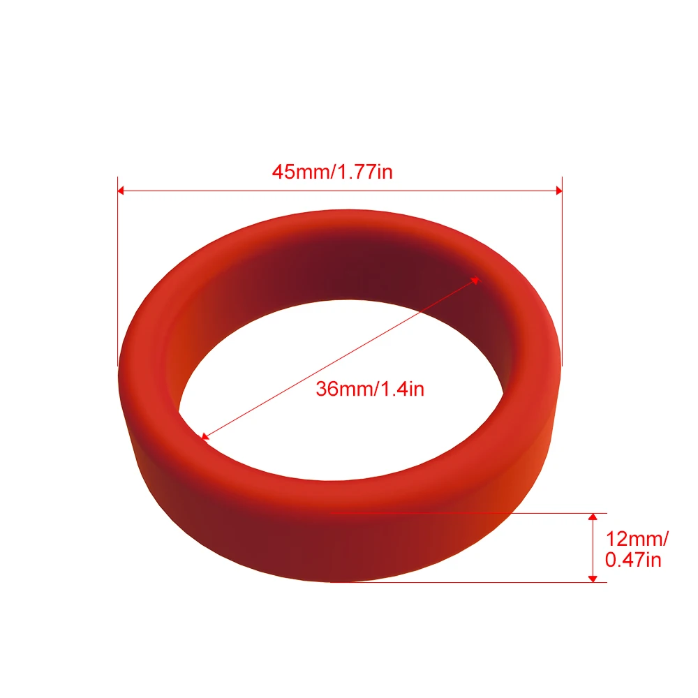 Cock Ring Durable Silicone Penis Rings Men\'s Delayed Ejaculation Rubber Rings Sex Toy For Men Couple Stretcher Scrotum Ring