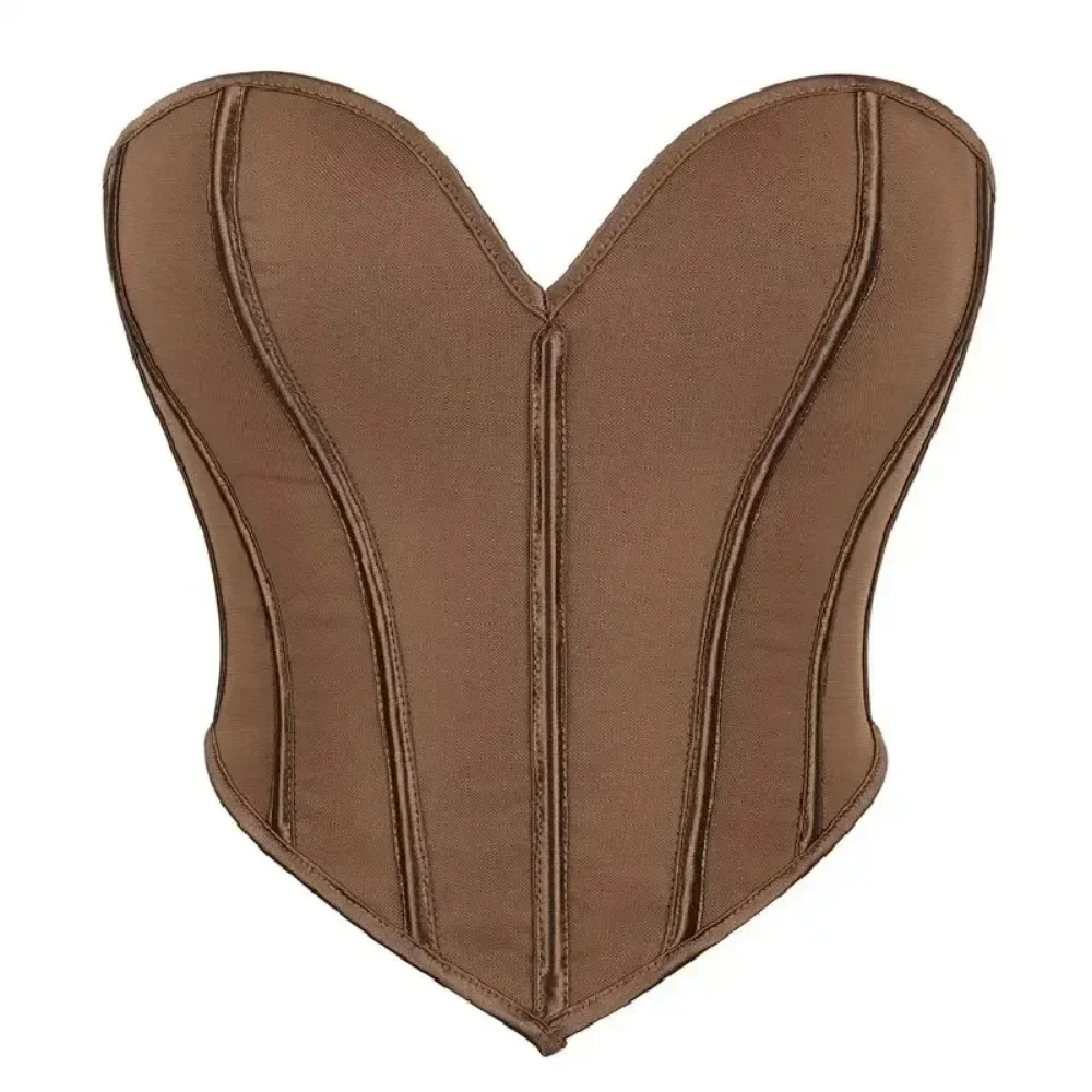 Летние женские модные корсеты с завышенной талией, укороченные топы, готические короткие туловища на шнуровке, бюстье, формирователь тела, нижнее белье, корсет