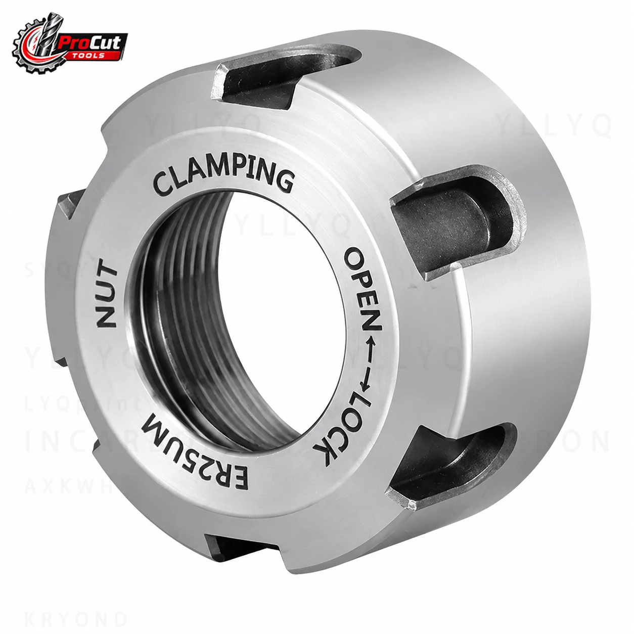 ER8 ER11 ER16 ER20 ER25 ER32 ER40 A M UM Type ER Nut, Collet Chuck Nut for SK40 BT40 HSK Tool Holder & Extension Rod