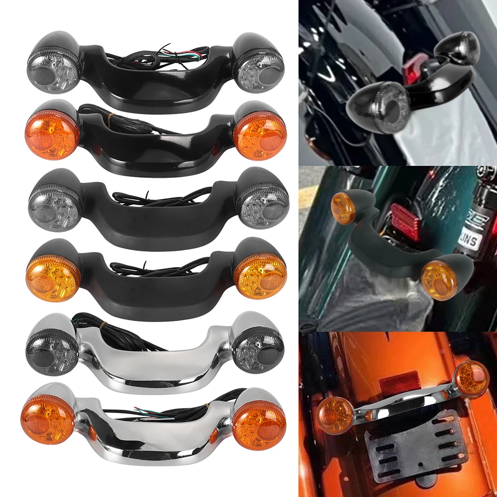 

Motorcycle Rear LED Brake Turn Signal Light Bar Lamp For Harley Touring Road Street Glide Road King FLHX FLTRXS CVO 2010-2021
