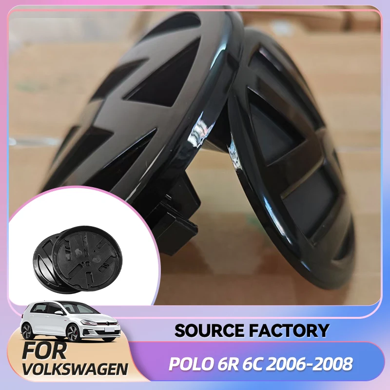 

Подстаканники Горячие антенны 2 шт. Сменный значок передней решетки автомобиля Задняя крышка багажника Эмблема Логотип Стайлинг автомобиля для Polo 6r 6c 2006 2007 2