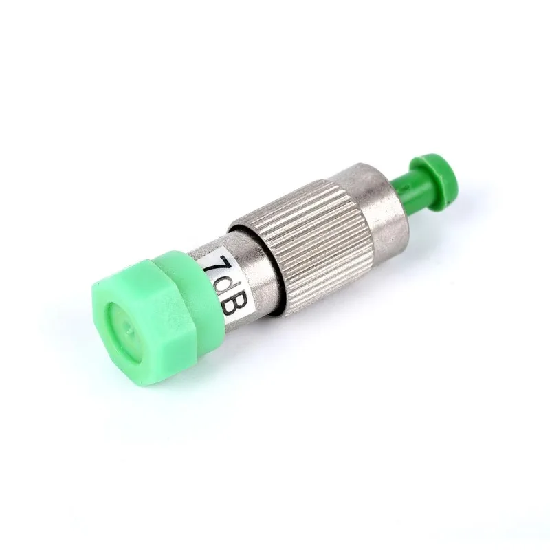 High Precision FC UPC Singlemode OS2 Metal Doped Fixed 2dB 3dB 5dB Fiber Optic Attenuator for Telecom Systems