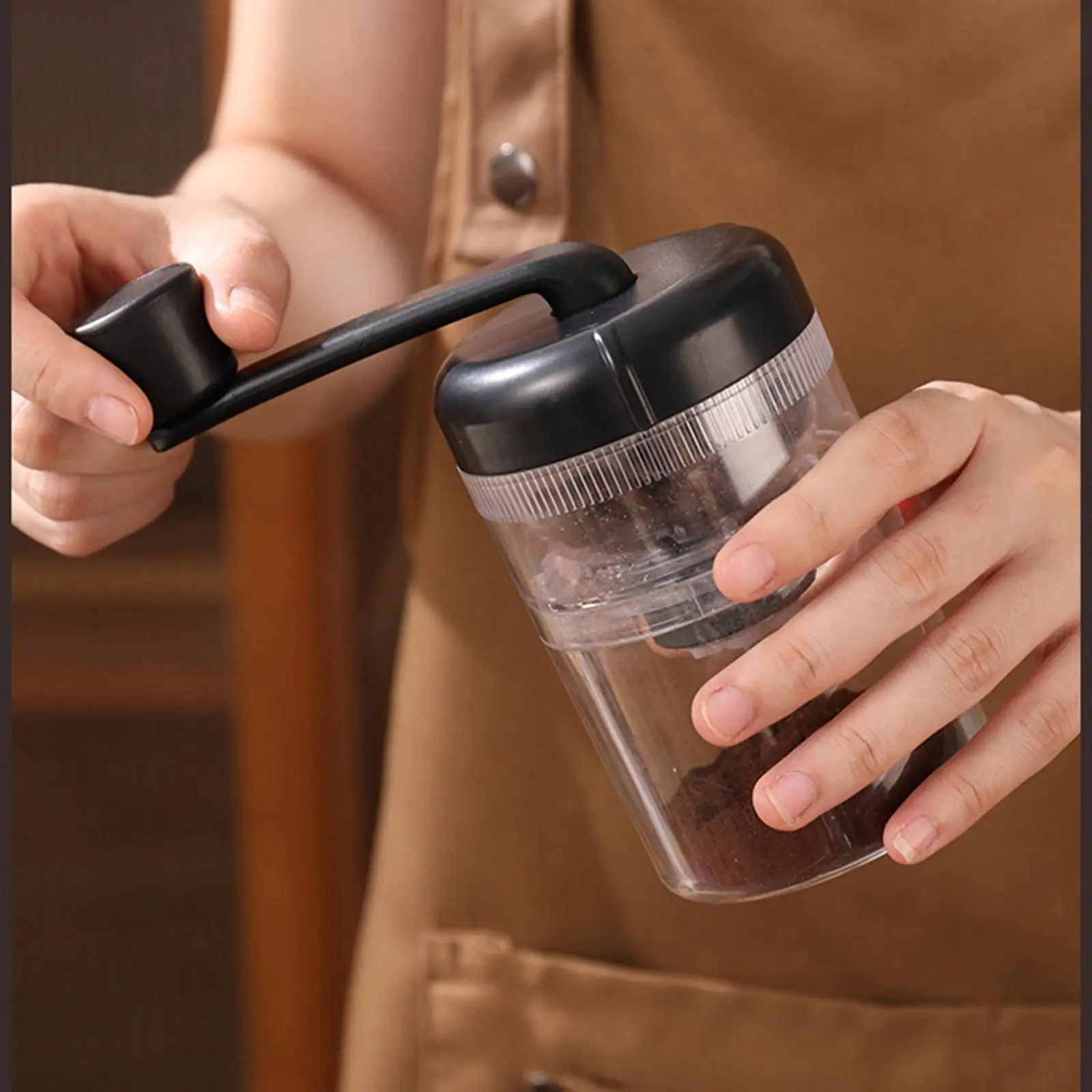 

Ручная кофемолка для кофейных зерен, ручная кофемолка с рукояткой для офисных путешествий