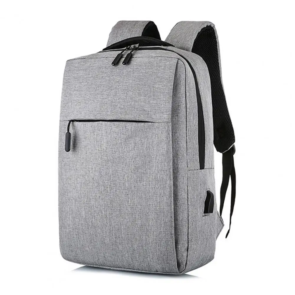 Business Trip Backpack Unisex Waterproof Oxford Cloth Laptop Backpack with Usb Charging Port Multi-compartment Business for Work