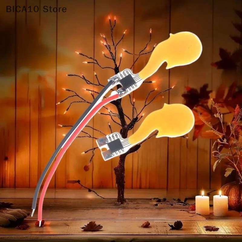 1 قطعة 3-5 فولت Led فلاش لهب الشموع اديسون لمبة LED خيوط 1800 كيلو COB ديود حفلة عيد ميلاد الديكور ضوء لمبة الملحقات