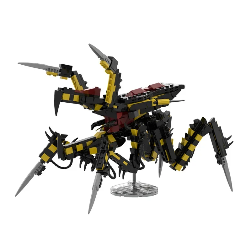 BuildMOC Sci-fi Trooperes Movie Monster Starship Movie Warrior bug Monster Building Blocks Model  Bricks Toy for Children Gift