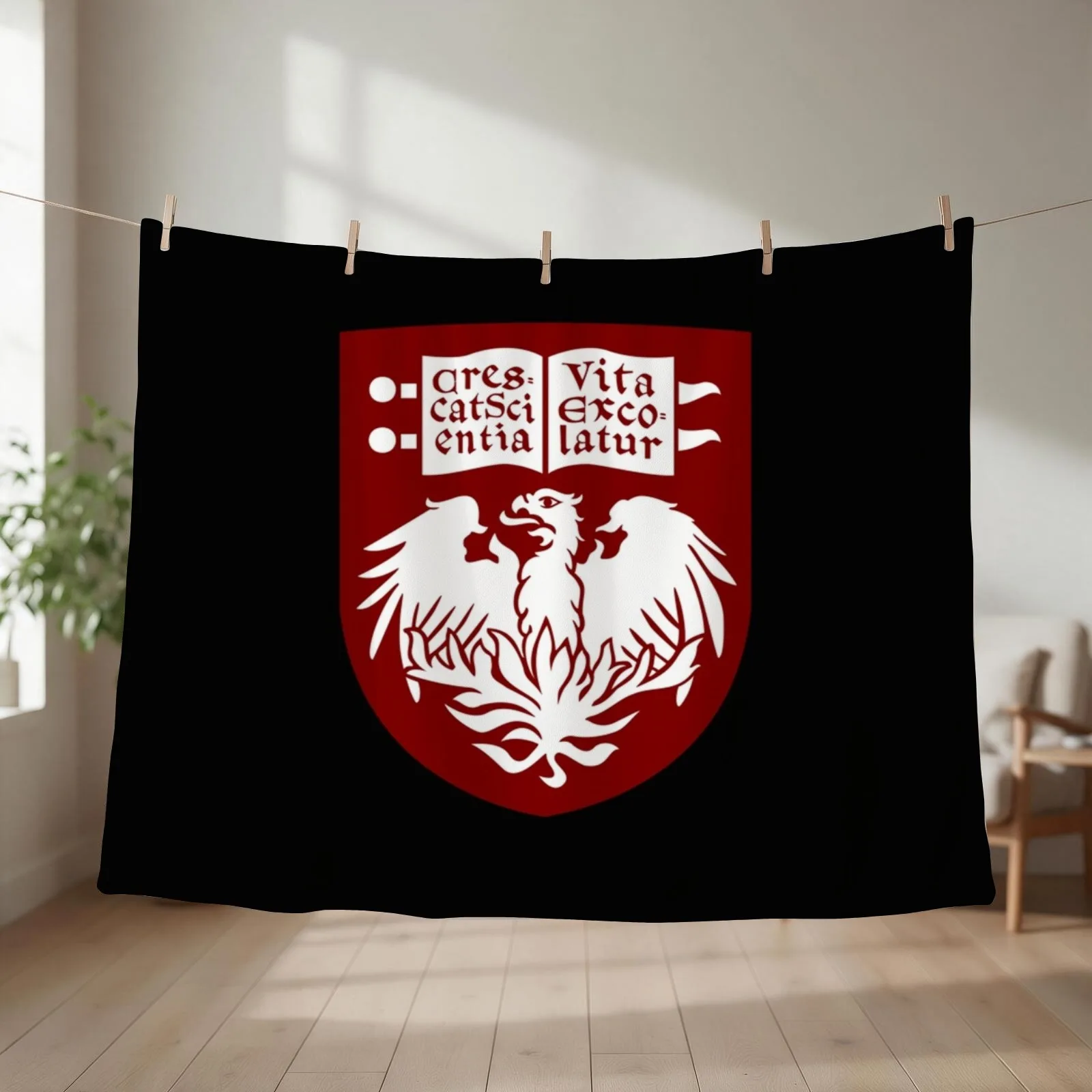 The University Of Chicago T-ShirtThe University of Chicago Throw Blanket couch cozy soft plush fuzzy picnic outdoor blanket