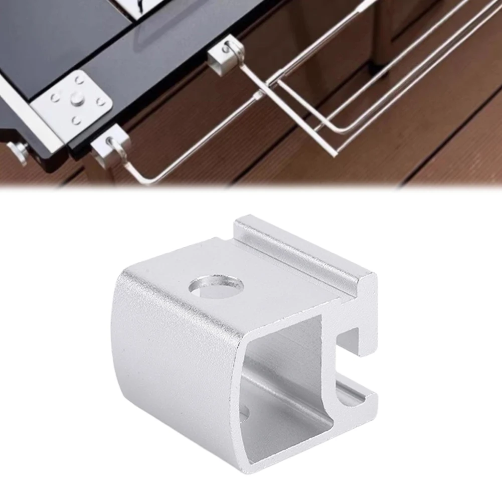 سبائك الألومنيوم السكك الحديدية المشتركة انزلاق مشبك طاولة التخييم ربط هوك في الهواء الطلق IGT الجدول هوك للتخييم IGT الجدول الملحقات