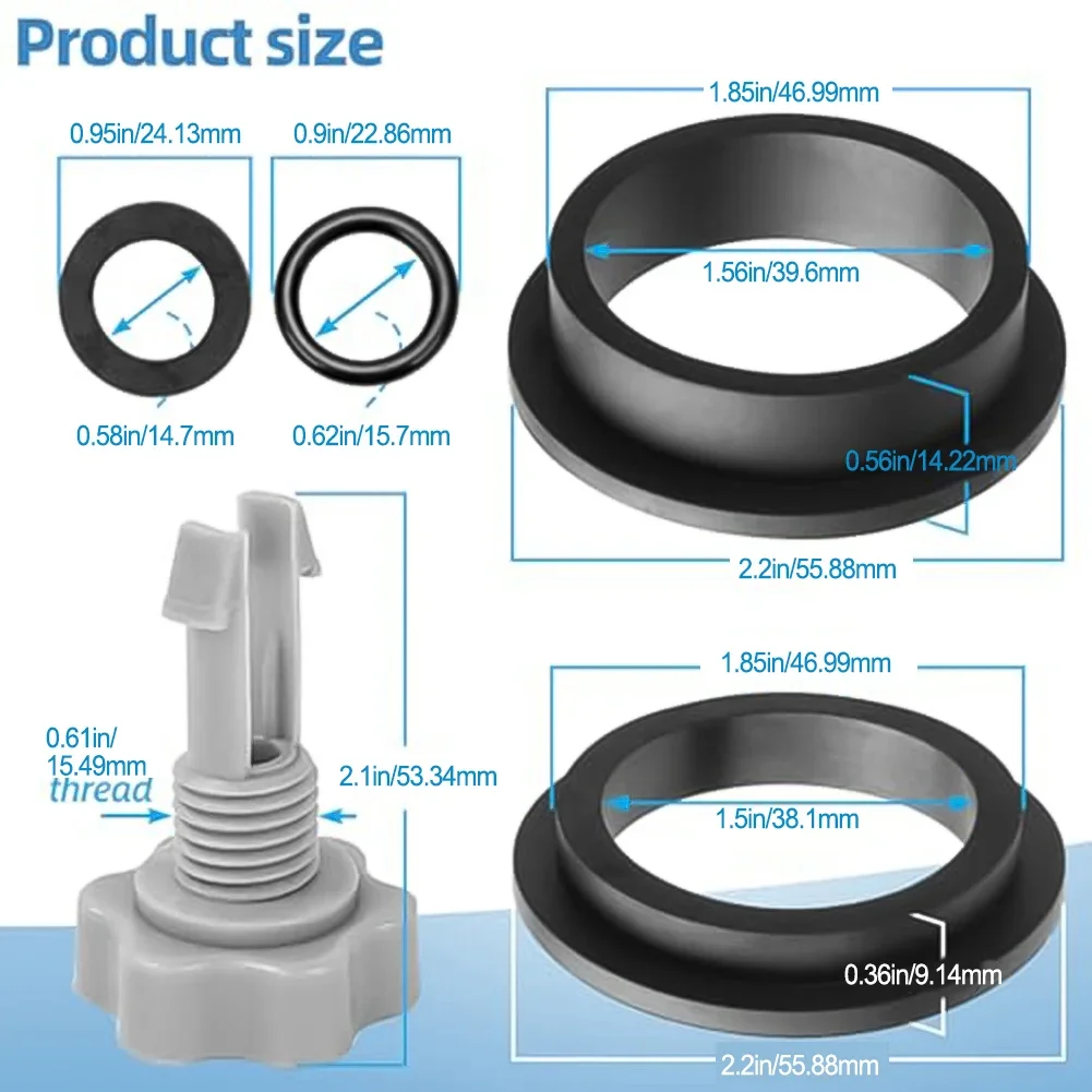 1 Set Air Release  Valve O-Rings Seal Gasket Part Repair  Set For Intex Sand Filter Pump  Swimming Pool Replace  O-Rings Seal