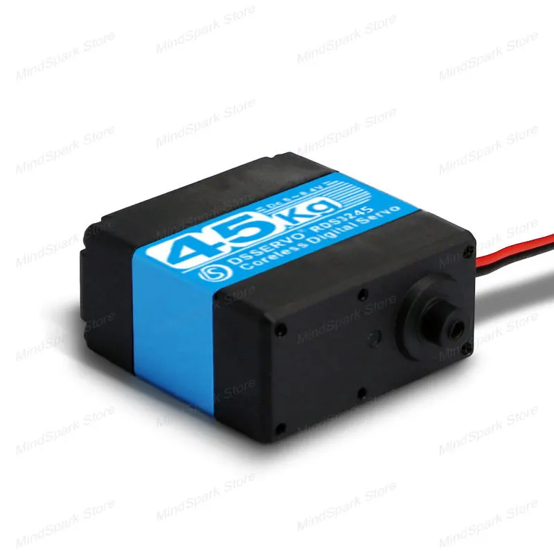 DS3245 Servo digitale Motore coreless con ingranaggi in acciaio da 45 kg con braccio 25T Servos IP66 impermeabili da 180/270 gradi per robot per auto RC Giocattolo fai da te