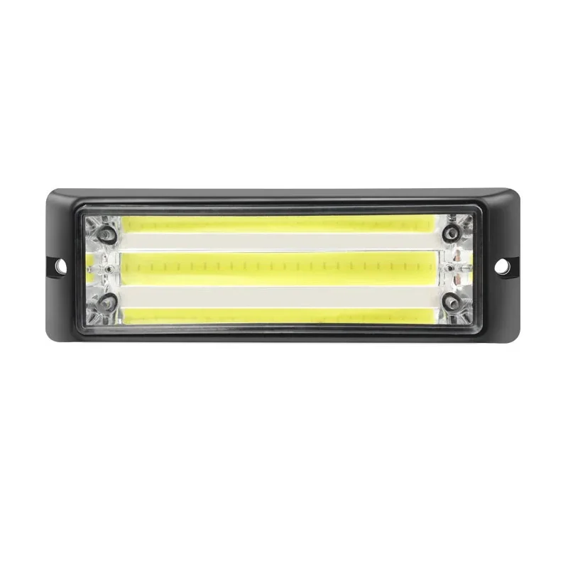 Single section two-color light, car pilot light 12-24V COB Truck Sidelight Warning Lights with Flash Modes