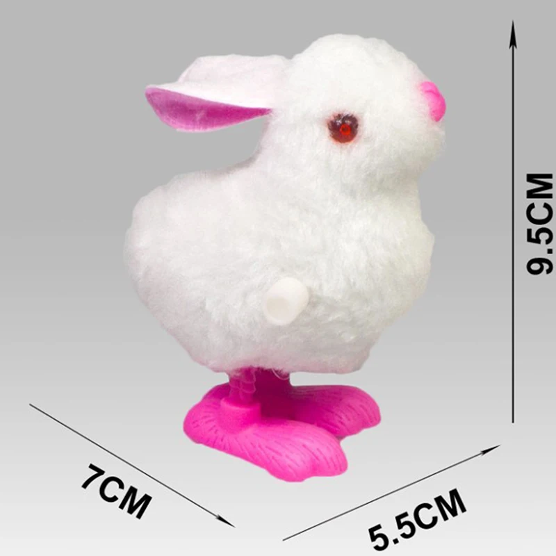 Juguete interactivo de cuerda para gatos, pollo de peluche de dibujos animados que salta, camina y brinca, suministros para gatitos, juguetes para mascotas