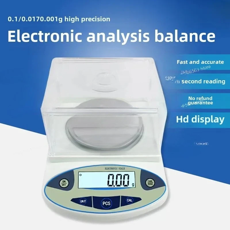 New Electronic balance High precision electronic scale 0.1g/0.01g/0.001g Suitable for textile factory laboratory JM