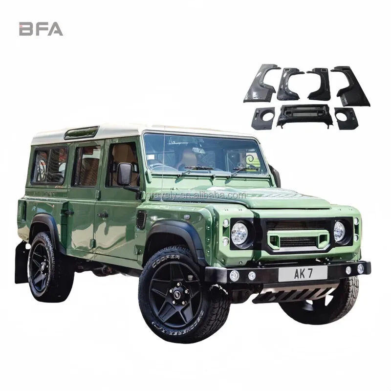 Factory Price LS3 V8 Style Body Kit  for  Defender 90 110 Wide-body Wheel Arches, Fenders, Bumper and Grille